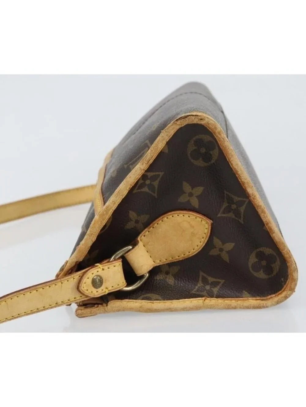 Authentic LOUIS VUITTON Monogram Popincourt Long Shoulder Bag M40008 LV